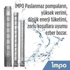 İmpo SS 872/01 Komple Paslanmaz Tek Kademe (5.5HP MOTORA GÖRE)